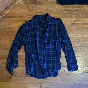 Men’s blue gray flannel- Small